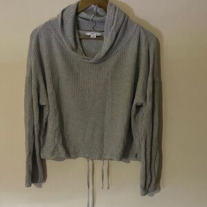 O'Neill Light Gray Cowl Neck Sweater